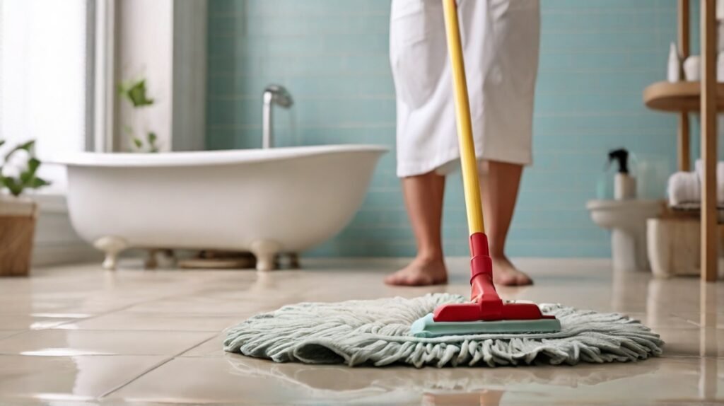 How to clean a Bathroom step by step