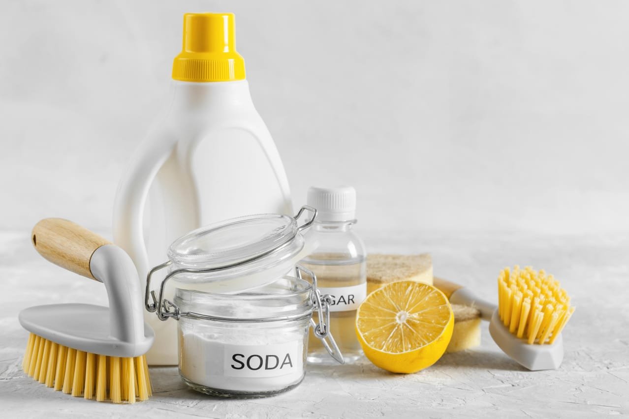 How to Clean Your Floors Spotless with Baking soda and Vinegar